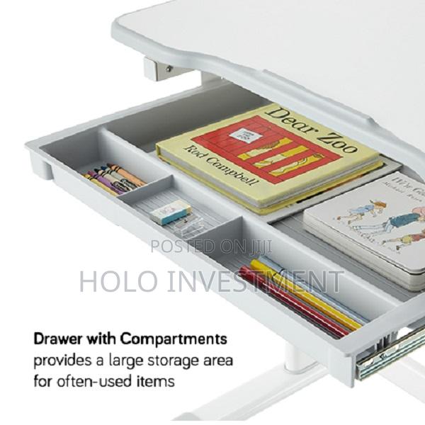 Screw-Locking Height Adjustable Kids Desk and Backrest Chair - thumbnail 5