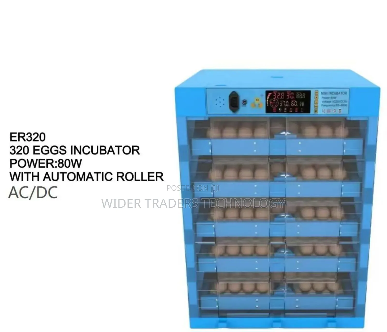 320 Eggs Incubator With Automatic Roller