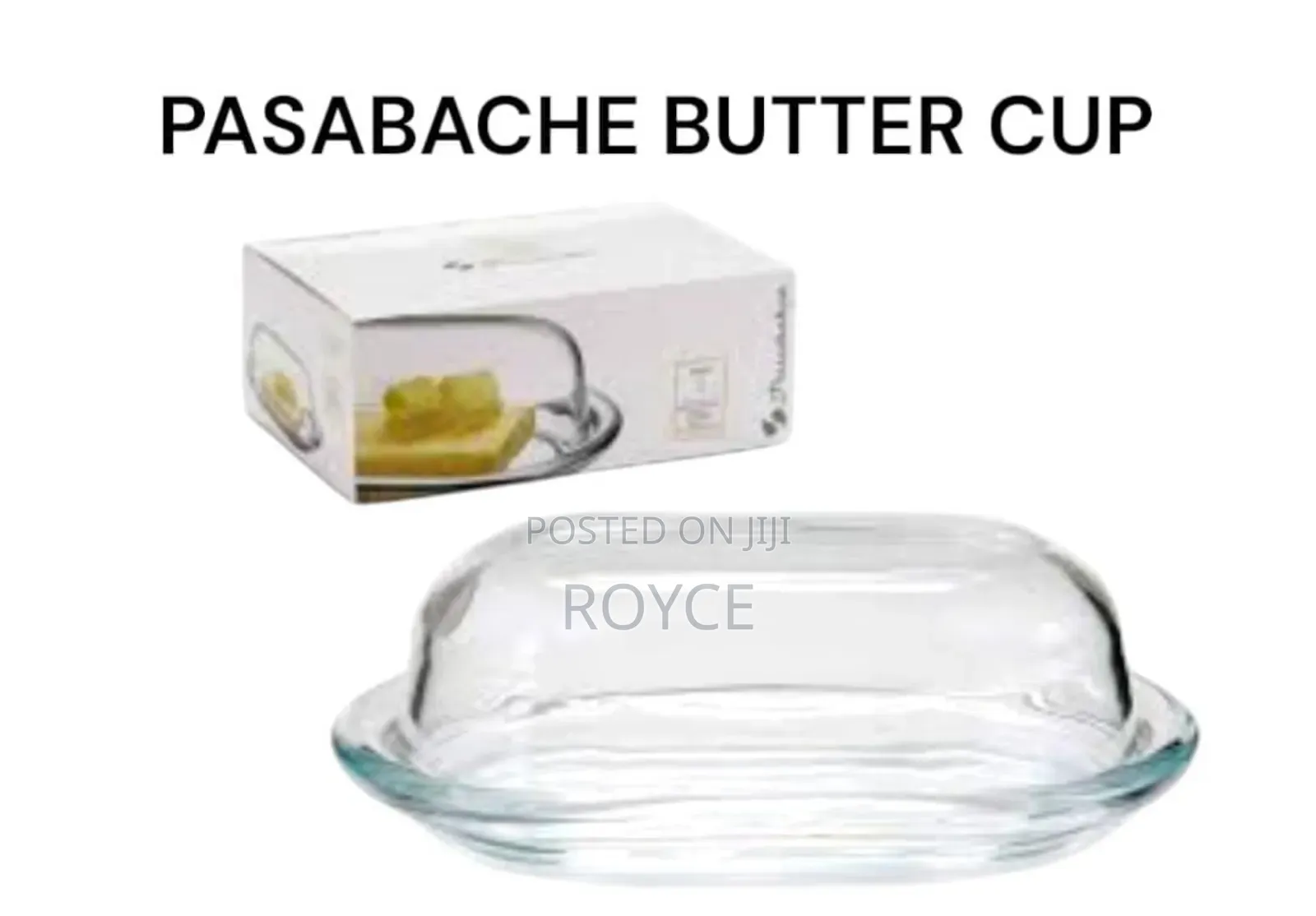 Glass Butter Dish