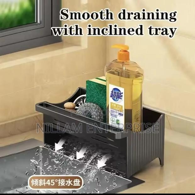 Abs Sink Caddy With a Drying Hook - main view