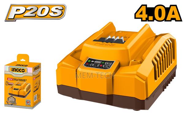 Ingco Fcli20411 P20s Lithium-Ion Battery Charger 4.0ah