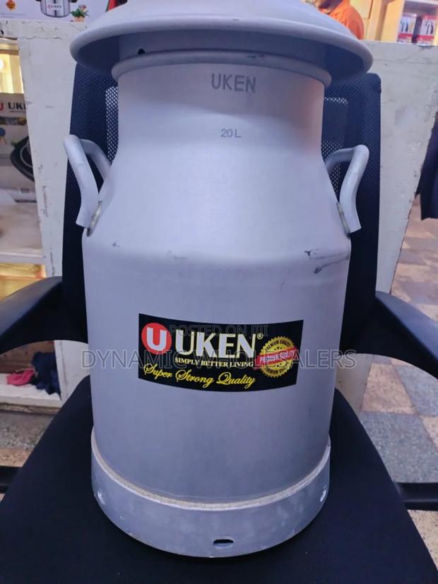 Uken Milk Can 20 Litres Aluminium