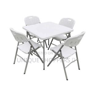 Moulded Plastic Foldable Table in Square at 13000 (Table Only) - thumbnail 2