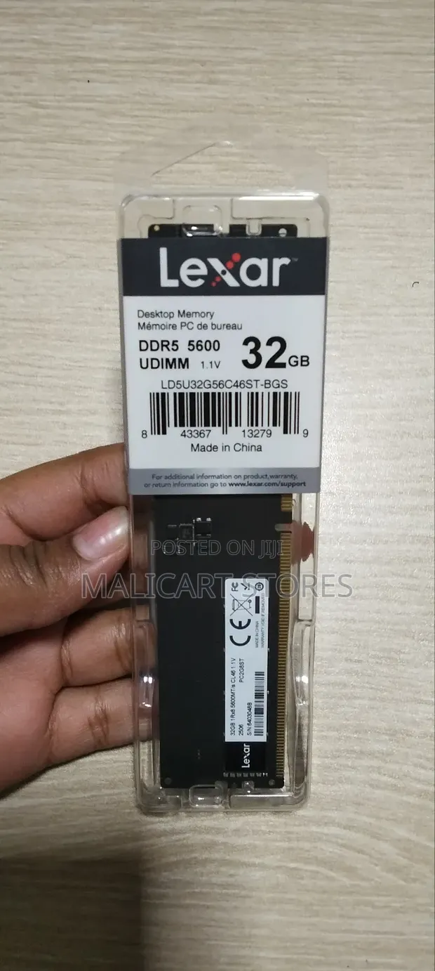 Lexar Ddr5 5600 Udimm 32gb Desktop Memory in Nairobi Central