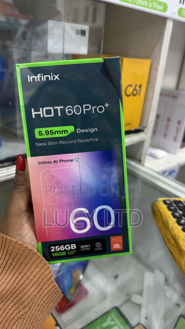 New Infinix Hot 60 Pro+ 128 GB Black - main view