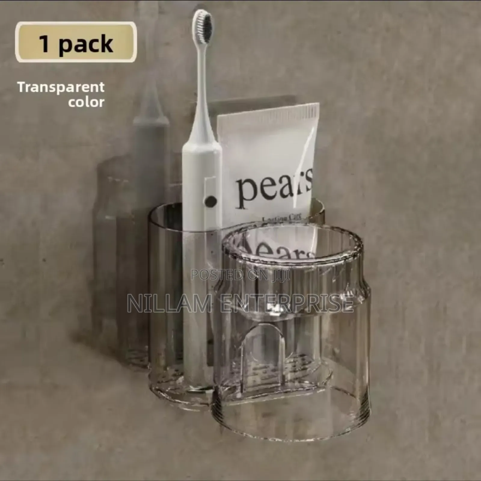 Acrylic Toothbrush Holder With Gaggle Cup