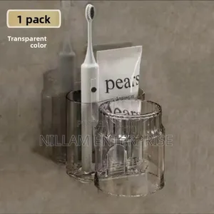 Acrylic Toothbrush Holder With Gaggle Cup
