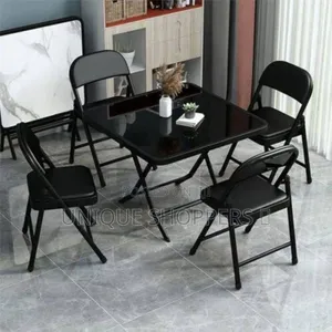 Quality Tampered Glass Top Foldable Table