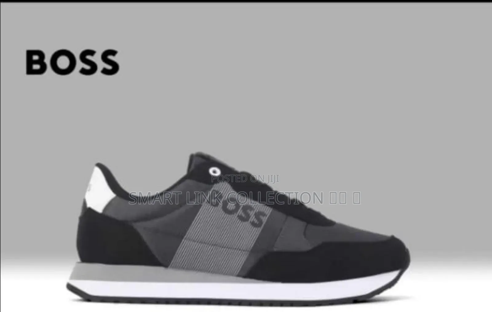 White Sole Boss Sneakers