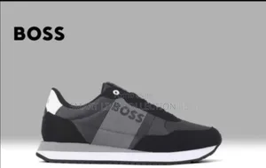 White Sole Boss Sneakers