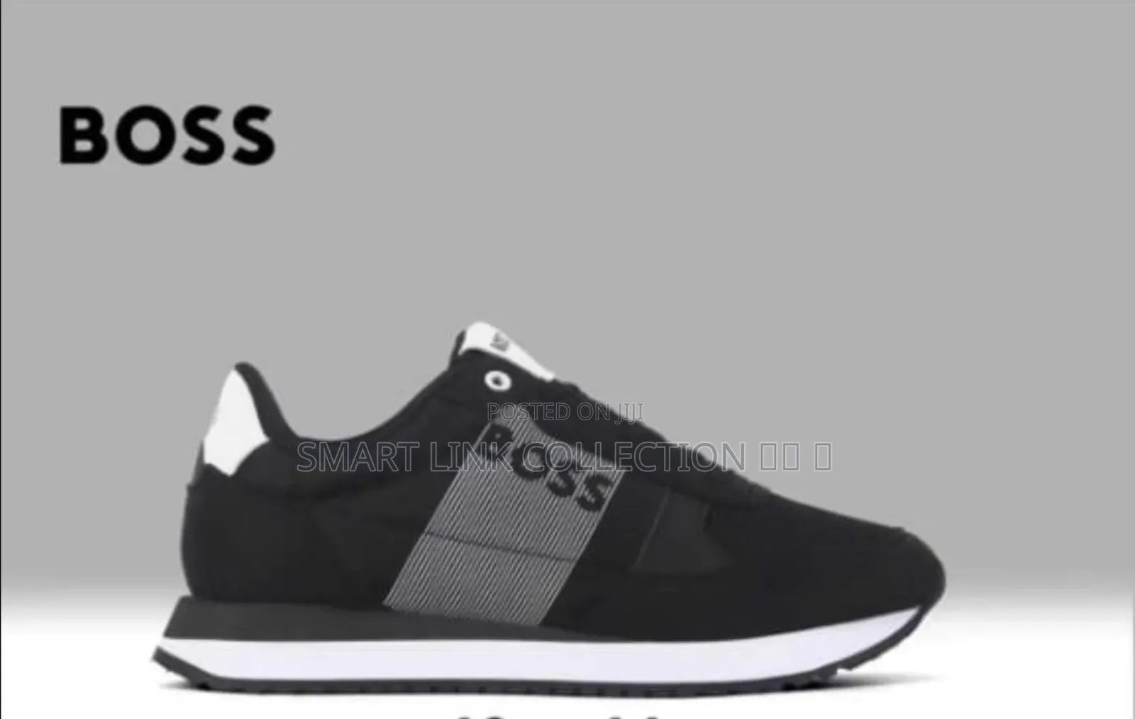 White Sole Boss Sneakers