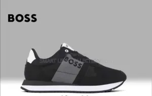 White Sole Boss Sneakers