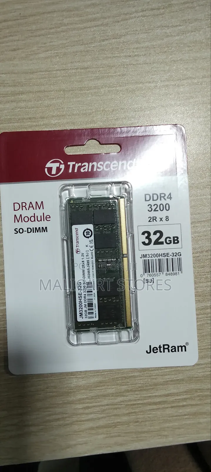 Transcend Laptop Ram Ddr4 32gb 3200