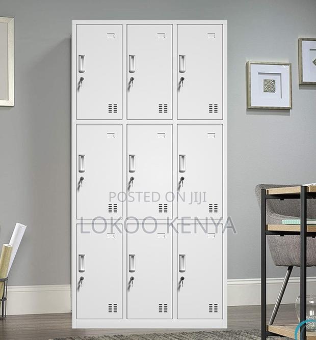 Office Cabinet :Staff Personal Storage Locker (9 Doors) - thumbnail 3