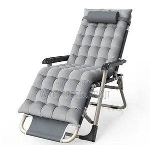 Foldable Balcony Beach Pool Chair/Bed With Cushion