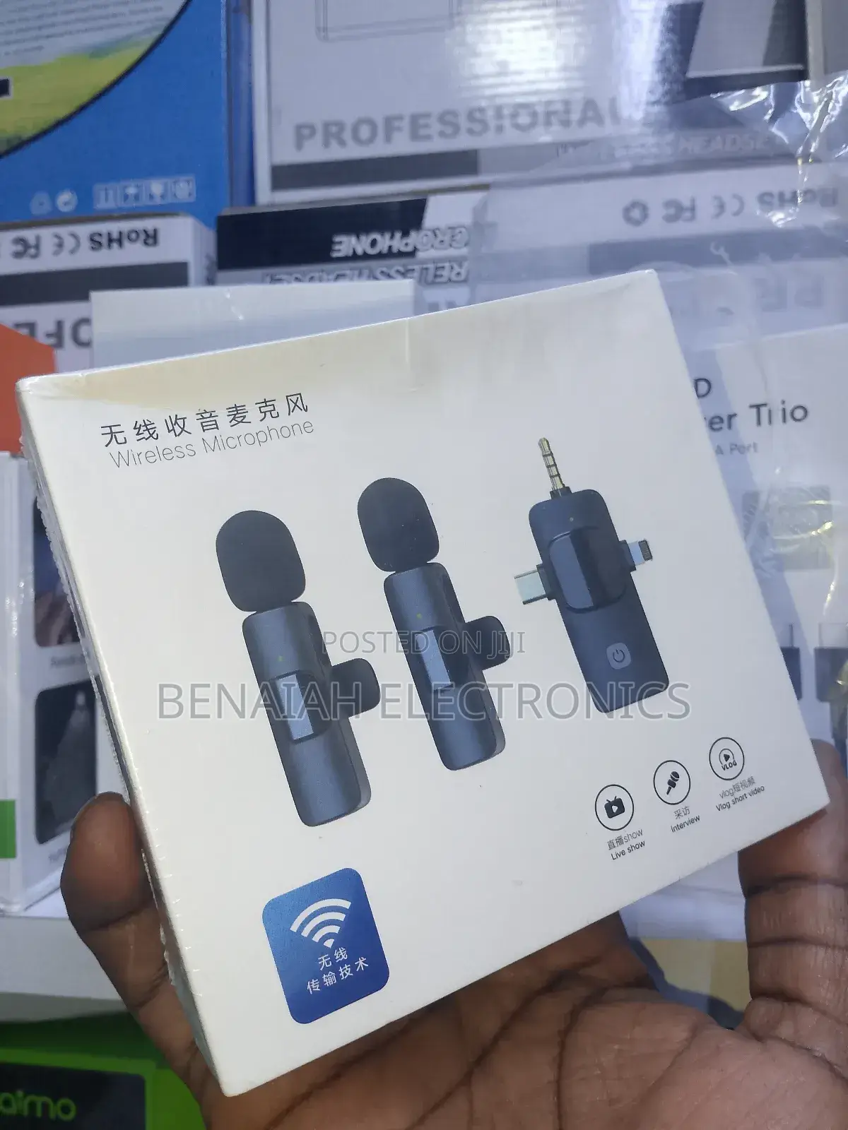 Universal Wireless Phone Microphone , Ideal for Live Shows