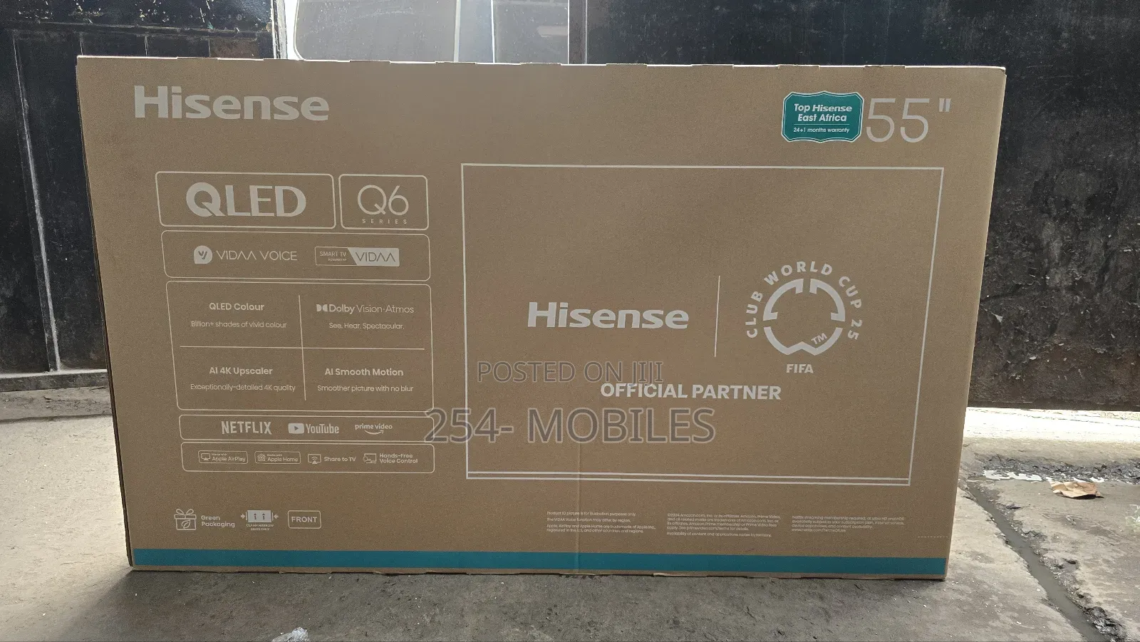 Hisense 55 Inch 55q6qken Qled Series Tv 2025 Model