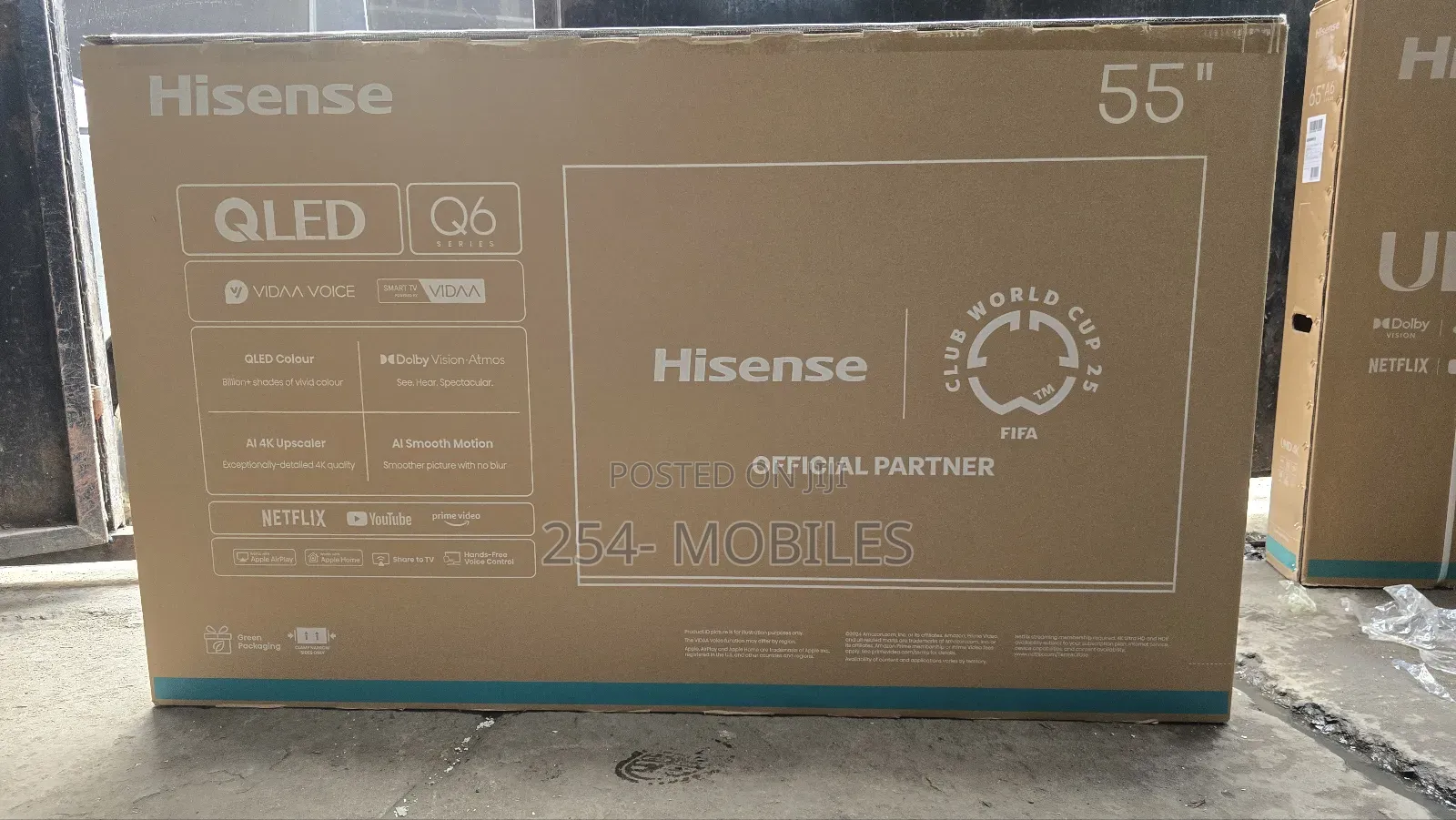 Hisense 55 Inch 55q6qken Qled Series Tv 2025 Model