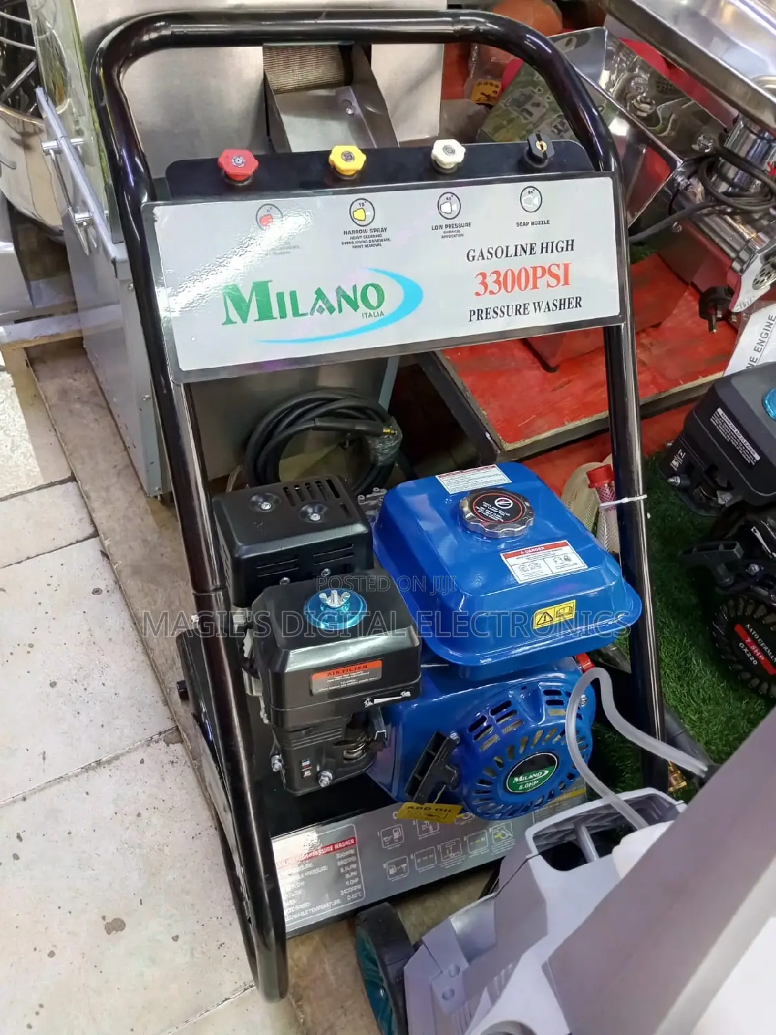 Well Performing 3300psi Milano Petrol Pressure Washer