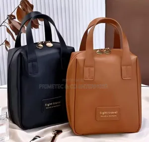 *Pu Leather Multi_function Cosmetics Bag