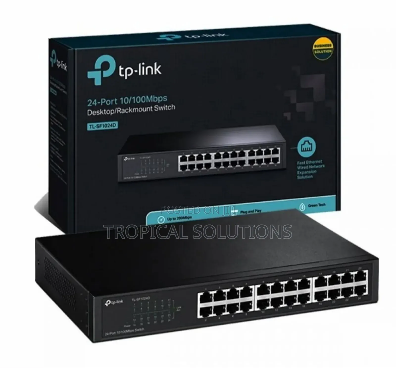 Tp-Link 24port 10/1000mbps Rackmount Switch Tl-Sf1024d