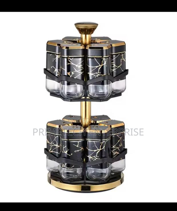 2 Layer, 12pcs Rotatable Spice Rack - main view
