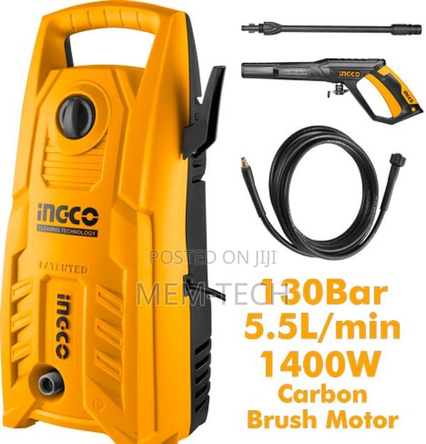 Ingco Hpwr14008 High Pressure Washer 1400w 130bar (1900psi)