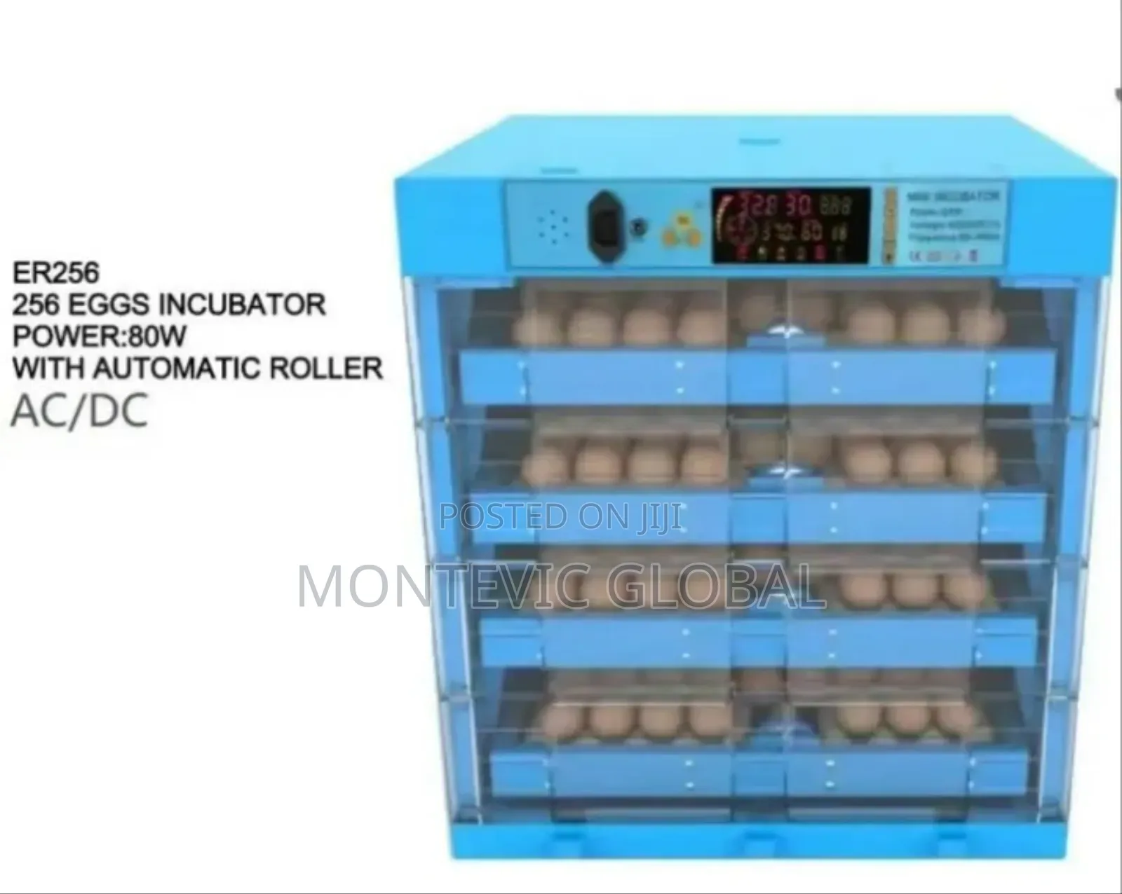 256eggs Incubator With Automatic Roller