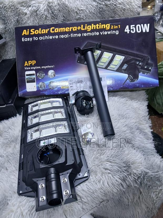 Newadvancedsolar Lights+Cctv Camera Security V380pro 4g CCTV - main view