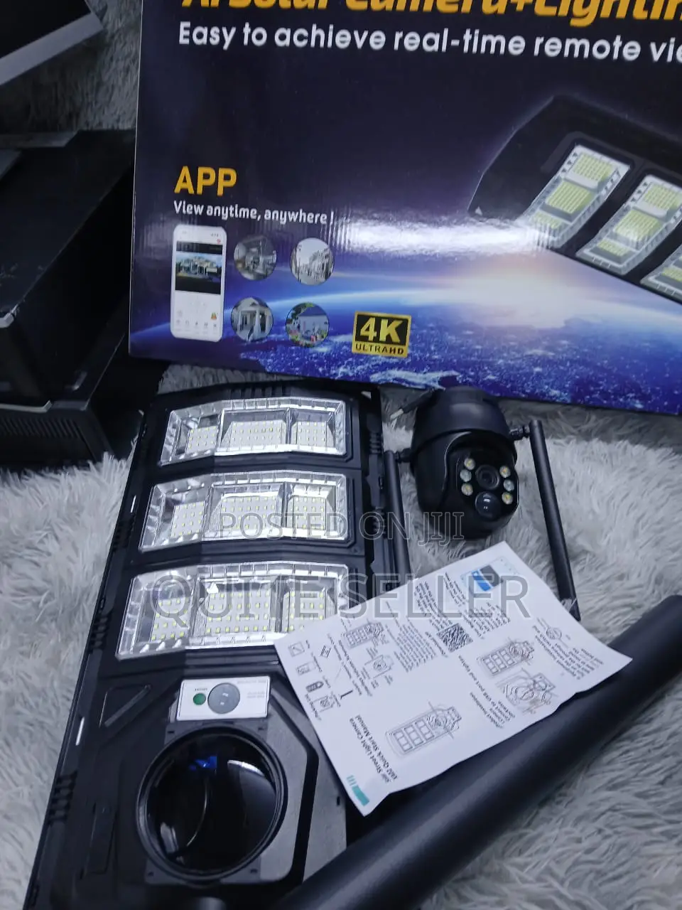 Newadvancedsolar Lights+Cctv Camera Security V380pro 4g CCTV