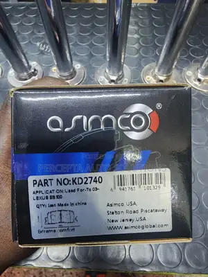 Toyota Wish, Kluger Asimco Rear Break Pads Kd2740