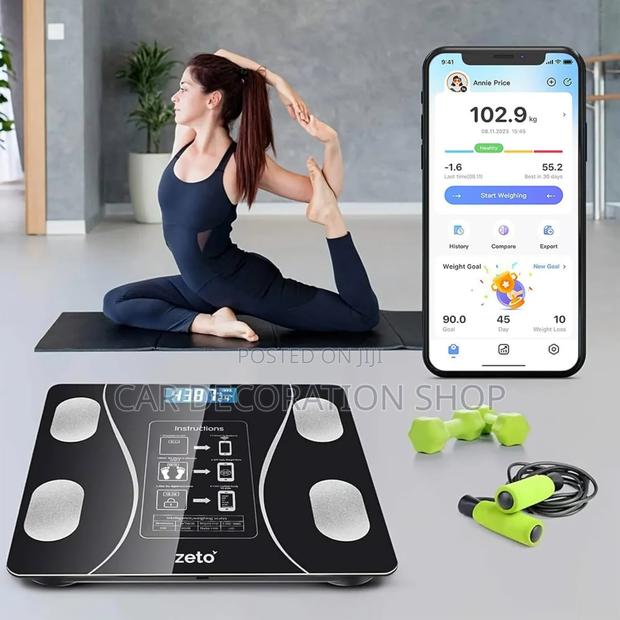 3in1 Bluetooth Module Digital Weight Scale for Personal Use