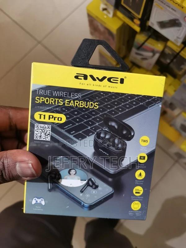 Awei T1 Pro TWS Wireless Earbuds Bluetooth 5.3 Earphone Dee - thumbnail 2