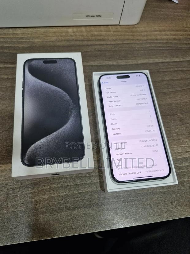 Apple iPhone 15 Pro Max 256 GB Black - thumbnail 5