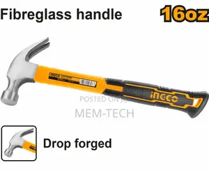 Ingco Hchs8016 Claw Hammer" Weight:16oz/450g