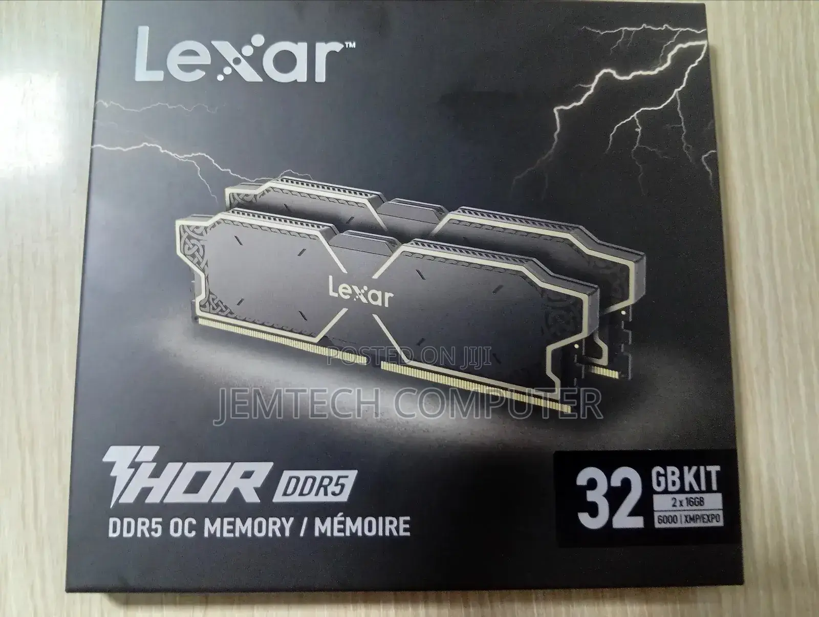 Thor Ddr5 Oc 32gb 2x16gb Kit ^Lexar Desktop Ram 32gb 600mt/S