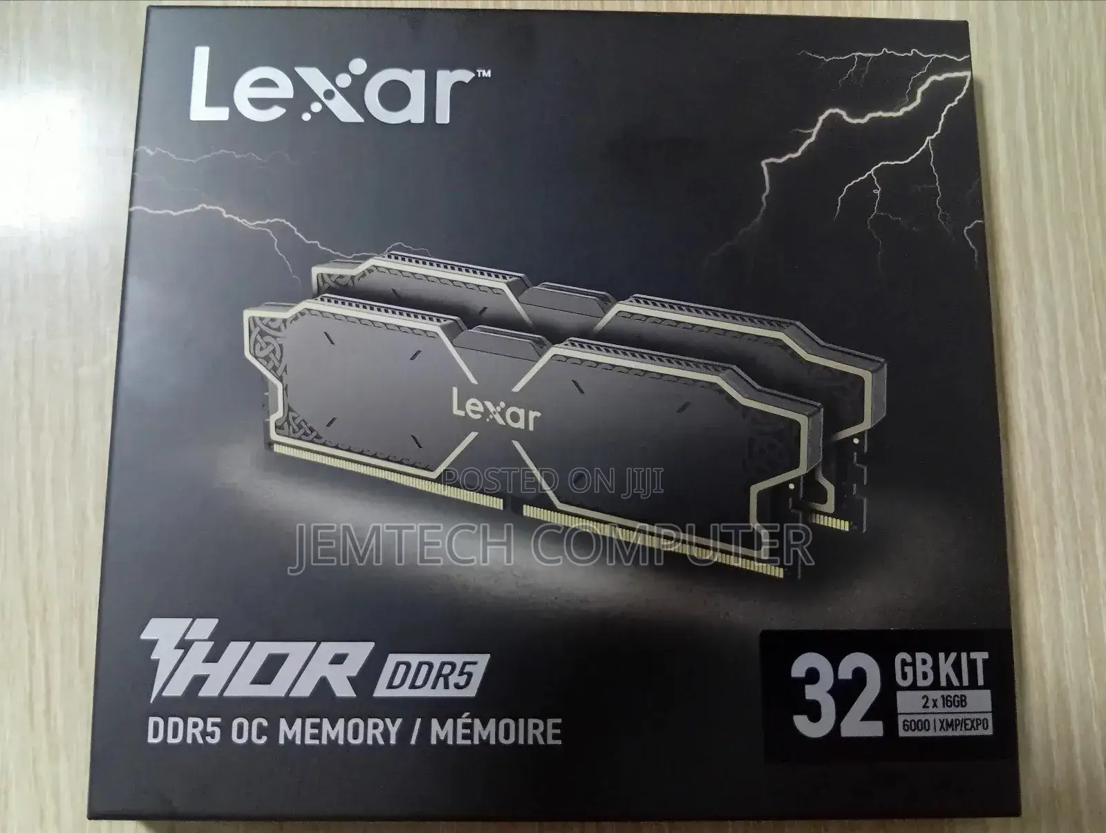 Thor Ddr5 Oc 32gb 2x16gb Kit ^Lexar Desktop Ram 32gb 600mt/S