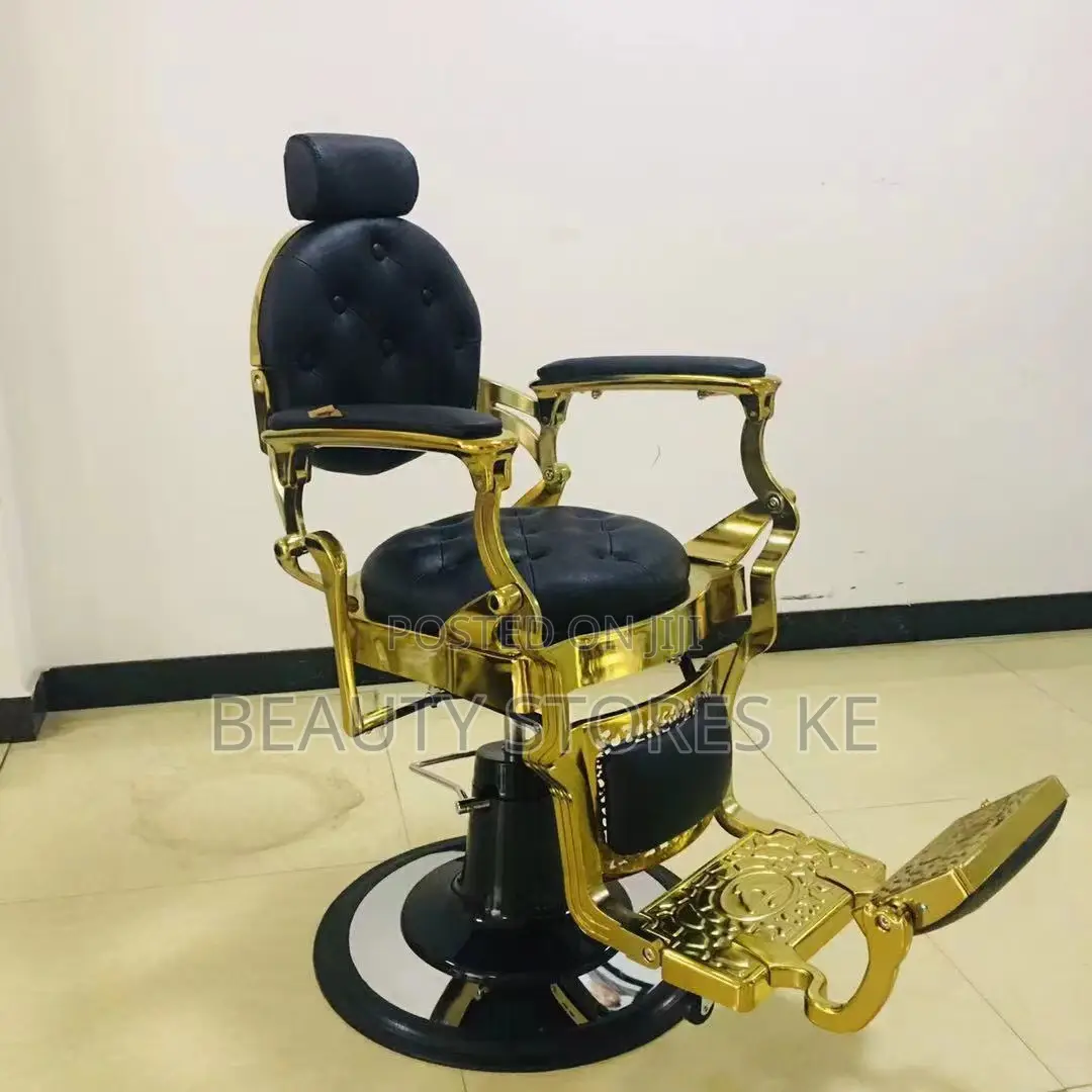 Gold Barber Seat
