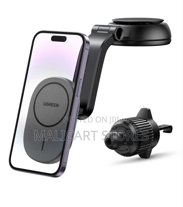 Ugreen Magnetic Wireless Car Charger Mount - thumbnail 2