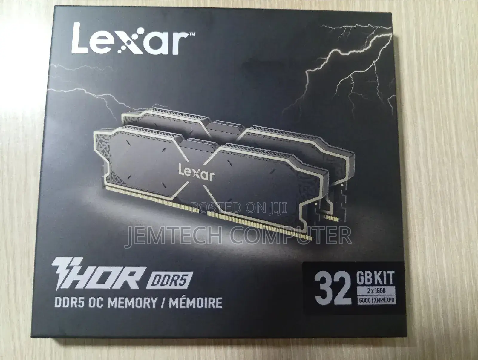 Thor Ddr5 Oc 32gb 2x16gb Kit ^Lexar Desktop Ram 32gb 600mt/S