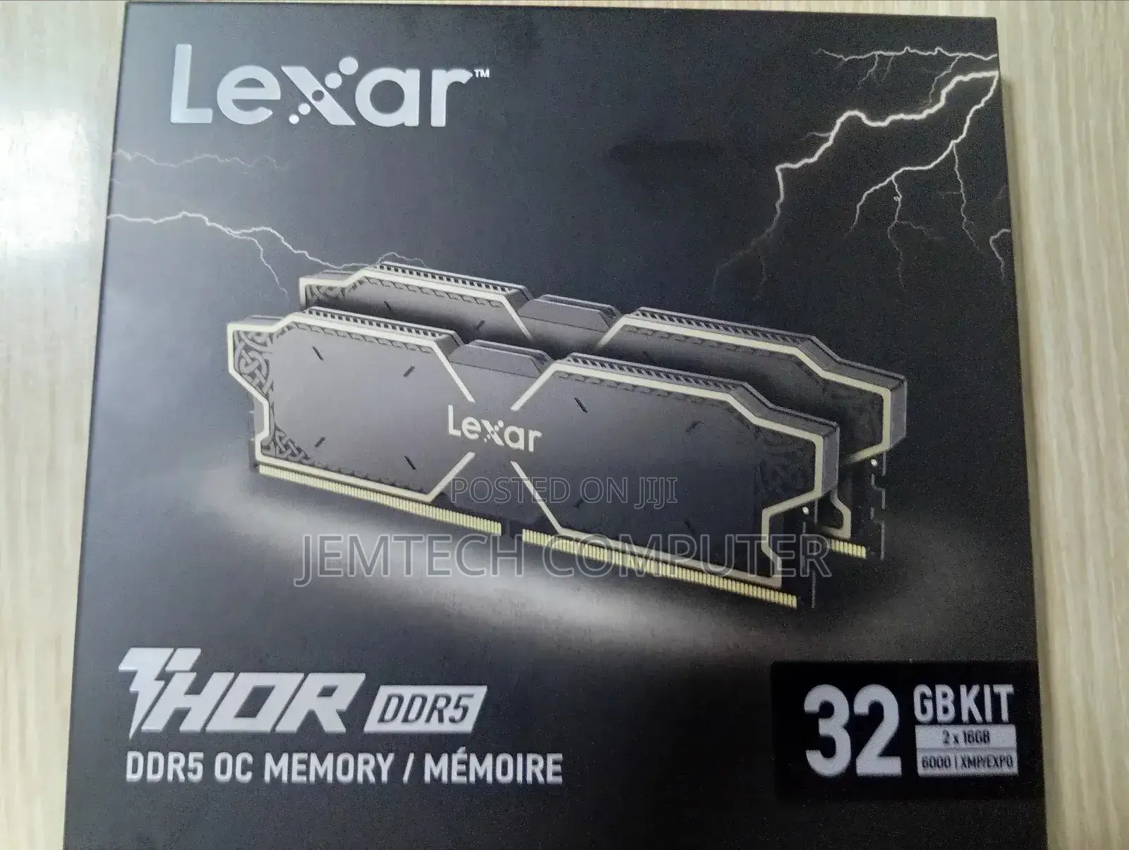 Thor Ddr5 Oc 32gb 2x16gb Kit ^Lexar Desktop Ram 32gb 600mt/S