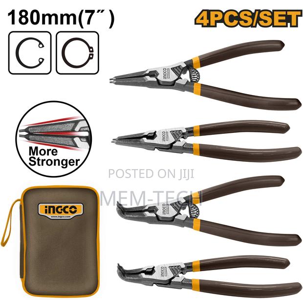 Ingco Hccps26180 4 PCS Circlip Pliers Set - main view