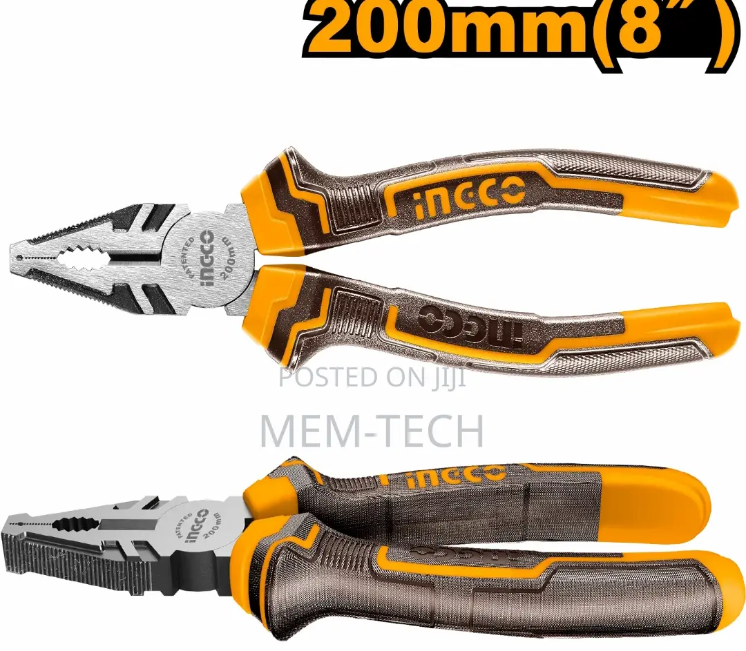 Ingco Hcp08208 Combination Pliers "Size:8""/200mm