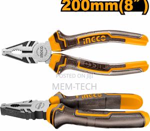Ingco Hcp08208 Combination Pliers "Size:8""/200mm - thumbnail 2