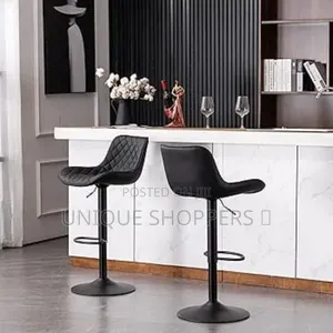 Classy Kitchen Island Stool in Leather