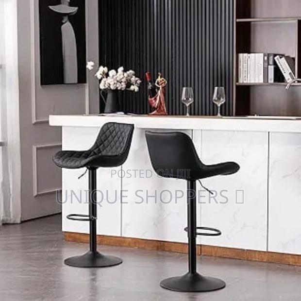 Classy Kitchen Island Stool in Leather - thumbnail 2