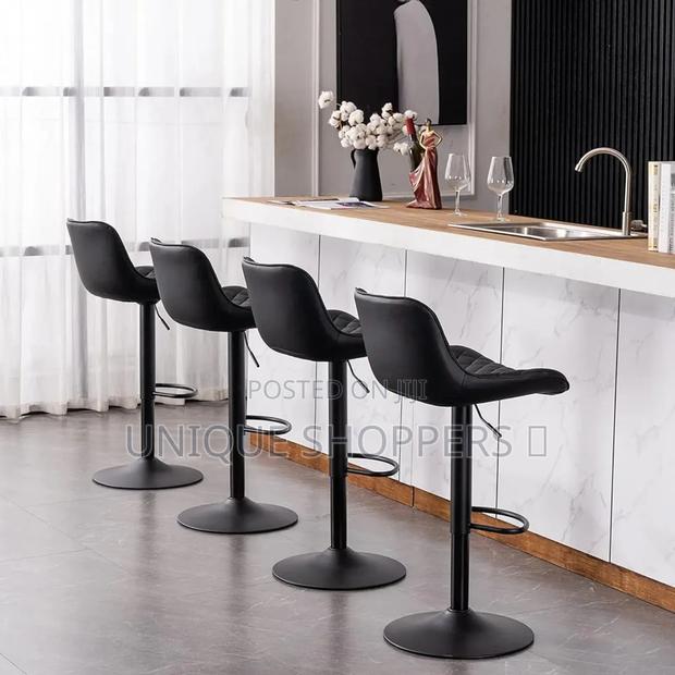 Classy Kitchen Island Stool in Leather - thumbnail 3