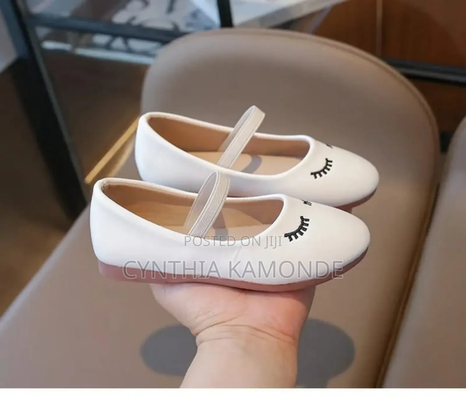 Rose Gold, White, Silver Doll Shoes