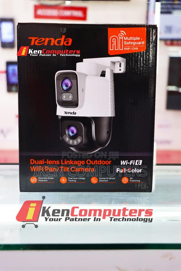 Tenda 6mp Dual Lense Pan/Tilt Outdoor Camera(Ch9)