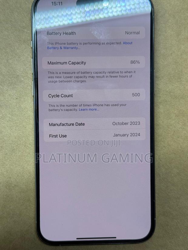 New Apple iPhone 15 Pro Max 256 GB Gray - thumbnail 2